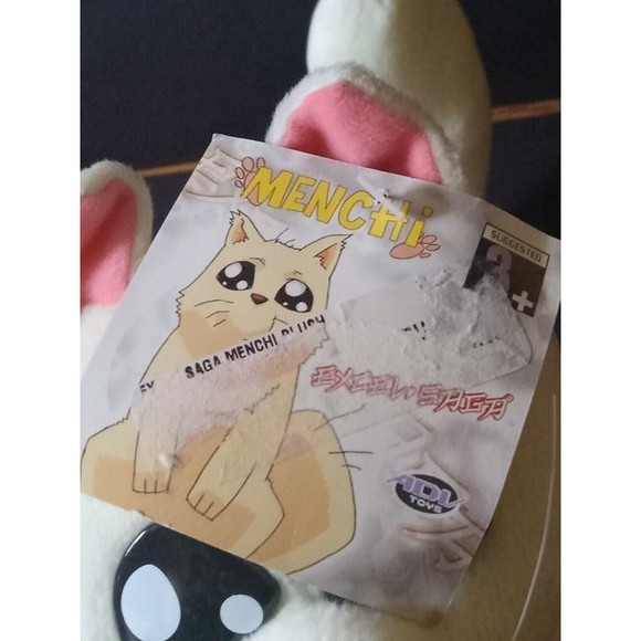 Excel Saga 10" Menchi Plush Doll Anime Collectible ADV Films 1999 - Picture 6 of 12